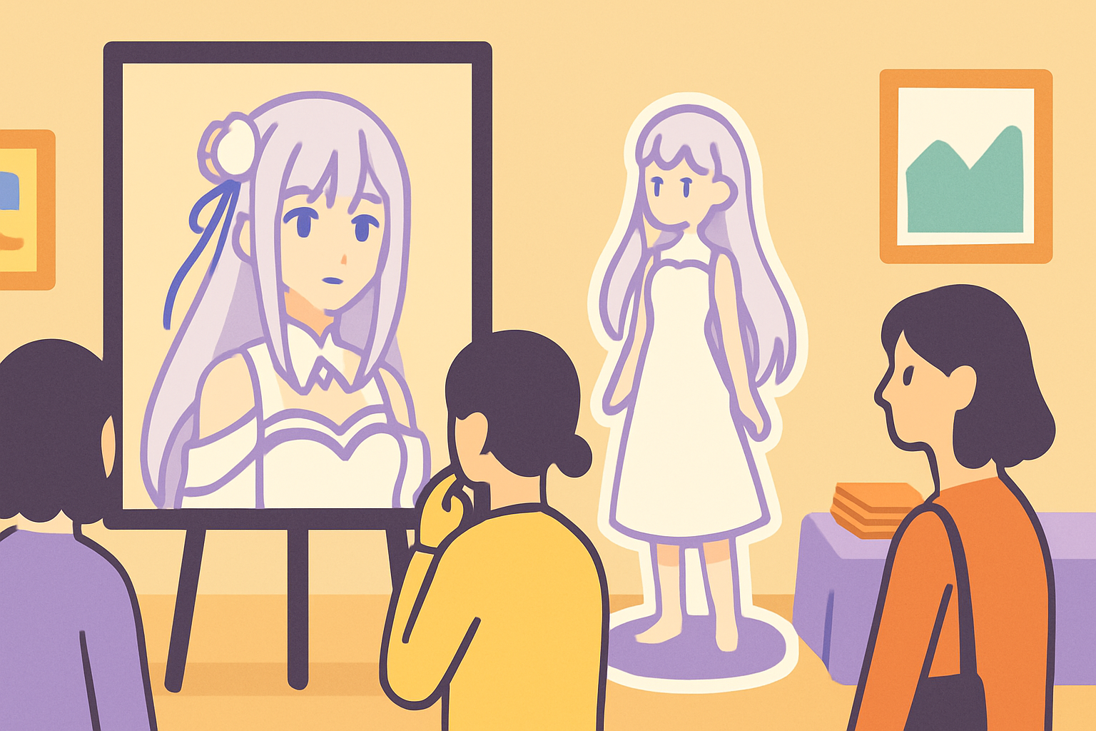 原画展は入場料が要るのに、POP UP SHOPはふらっと寄れる──エミリア生誕祭で見えた「行ける場」の違い