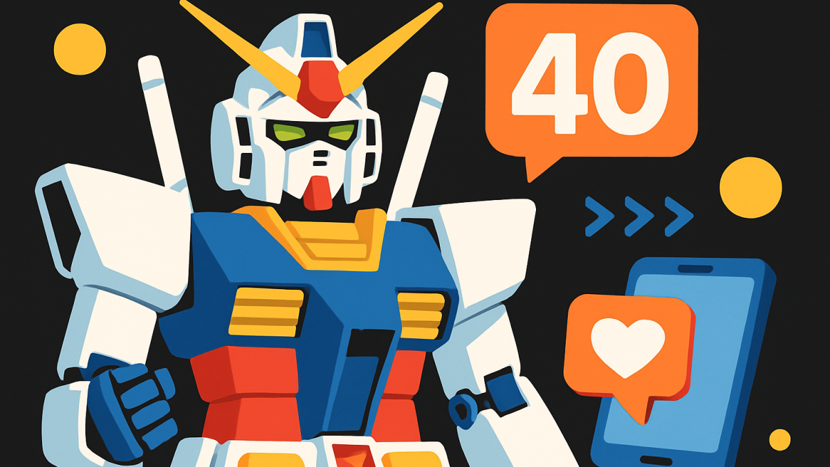 黒背景にロゴだけ、詳細ゼロなのに7,000いいね——ガンダムZZ40周年予告が刺さった理由