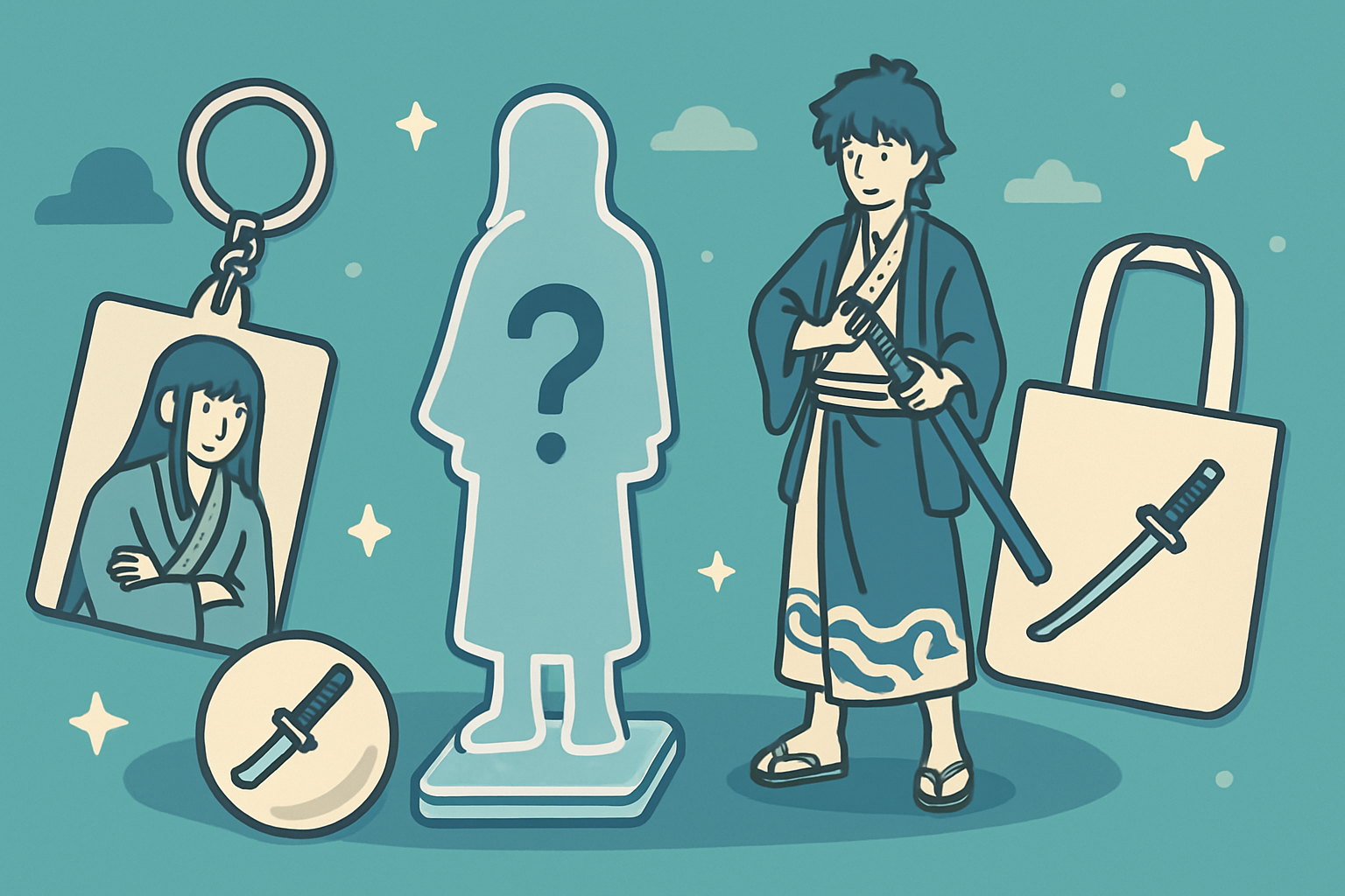 「桂さんのアクスタが見当たらない」――銀魂＜超炎上版＞、描き下ろしグッズ10種に並んだ顔ぶれ