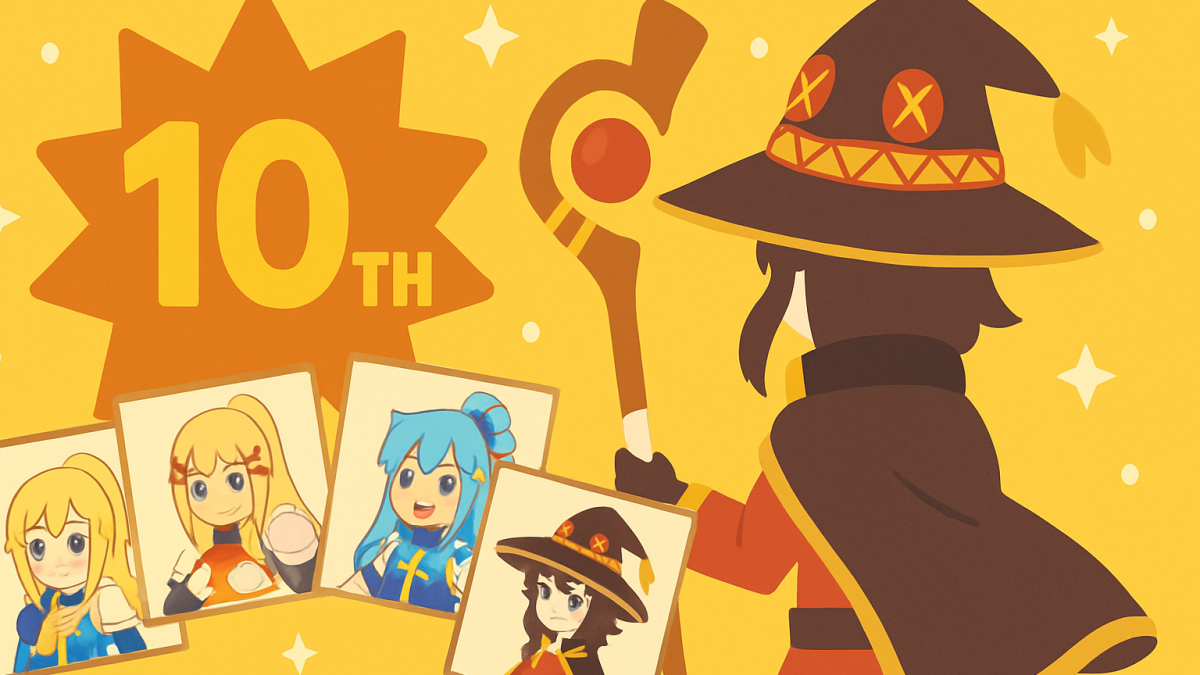 「これはうれしすぎる」――このすば10周年展、ミニ色紙が”全4種ランダム”で配られる理由