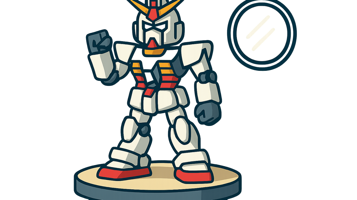 「めっちゃ速く回転する」――HGガンダムシュピーゲルの回転台、まさか別のガンプラで使われた理由