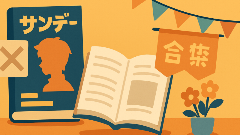 「少年サンデーは合併号で発売がありません」――発売ゼロの週に小学館が神保町で仕掛けた文化祭