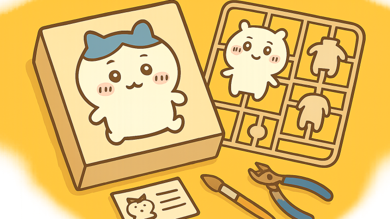 ちいかわの新プラキット「ちいプラ」が予約開始、送料無料と引き換えにうさぎ分の発送は2027年1月に